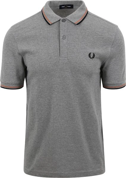 Fred Perry Polo M3600 Mid Grijs 3 Fred Perry Polo M3600 Mid Grijs