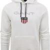 Gant Hoodie Shield Wit 1 Gant Hoodie Shield Wit -Kleding Kortingswinkel 77928 1