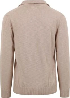 Gant Halfzip Trui Beige -Kleding Kortingswinkel 77929 4