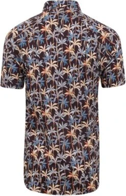 Desoto Short Sleeve Overhemd Print Bruin -Kleding Kortingswinkel 77931 6