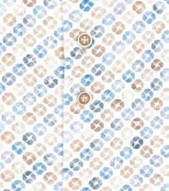 R2 Knitted Kntted Overhemd Beige Blauw -Kleding Kortingswinkel 77948 5