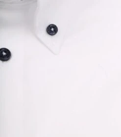 Ledub Short Sleeve Overhemd Wit Navy 13 Ledub Short Sleeve Overhemd Wit Navy -Kleding Kortingswinkel 77954 3 1