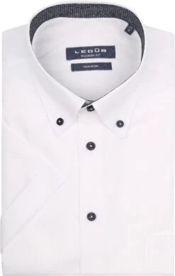 Ledub Short Sleeve Overhemd Wit Navy 11 Ledub Short Sleeve Overhemd Wit Navy -Kleding Kortingswinkel 77954 4 1