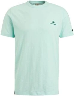 Cast Iron T-Shirt Melange Zeegroen