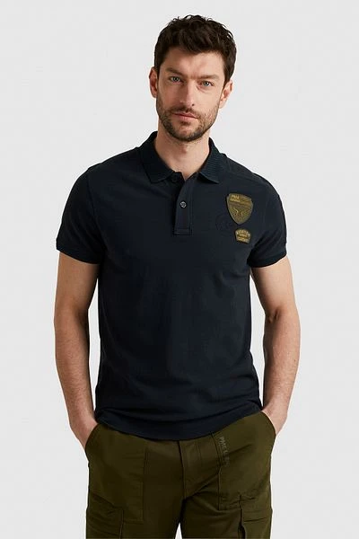 PME Legend Poloshirt Logo Navy 4 PME Legend Poloshirt Logo Navy - Afbeelding 2