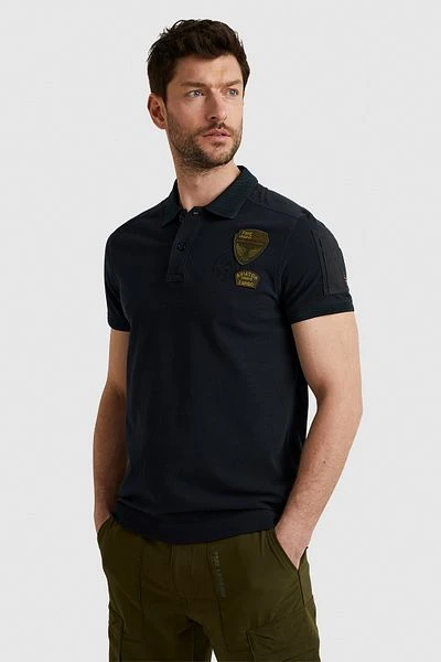 PME Legend Poloshirt Logo Navy 5 PME Legend Poloshirt Logo Navy - Afbeelding 3