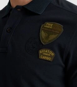 PME Legend Poloshirt Logo Navy 12 PME Legend Poloshirt Logo Navy -Kleding Kortingswinkel 78016 5