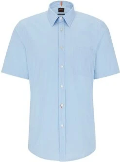 Hugo Boss Short Sleeve Relegant Overhemd Lichtblauw 12 Hugo Boss Short Sleeve Relegant Overhemd Lichtblauw -Kleding Kortingswinkel 78034 1 1