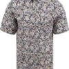 Suitable Short Sleeve Overhemd Simon Blauw Beige -Kleding Kortingswinkel 78038 1