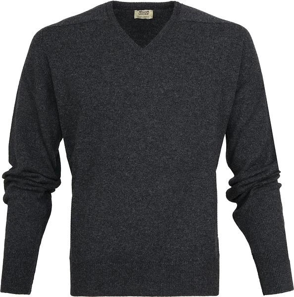 William Lockie Pullover Lamswol Antraciet V 3 William Lockie Pullover Lamswol Antraciet V