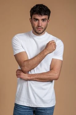 Suitable T-Shirt Wit Hoge O-hals Obra 2-Pack 10 Suitable T-Shirt Wit Hoge O-hals Obra 2-Pack -Kleding Kortingswinkel 9555 19