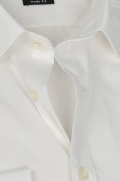 OLYMP Level Five Overhemd Body-Fit Off White -Kleding Kortingswinkel 9646 6 1