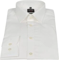 OLYMP Level Five Overhemd Body-Fit Off White -Kleding Kortingswinkel 9646 7 1